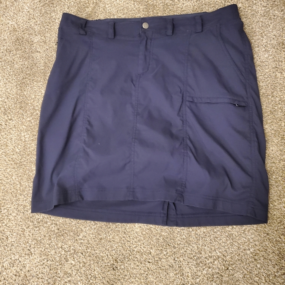 Duluth Trading Company Skort Dry on the Fly Size 16~Blue